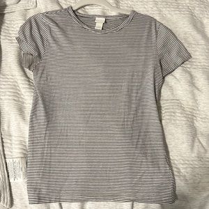 H&M Black and White Top